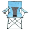 Sky Blue Folding Quad Chair With Carrying Bag