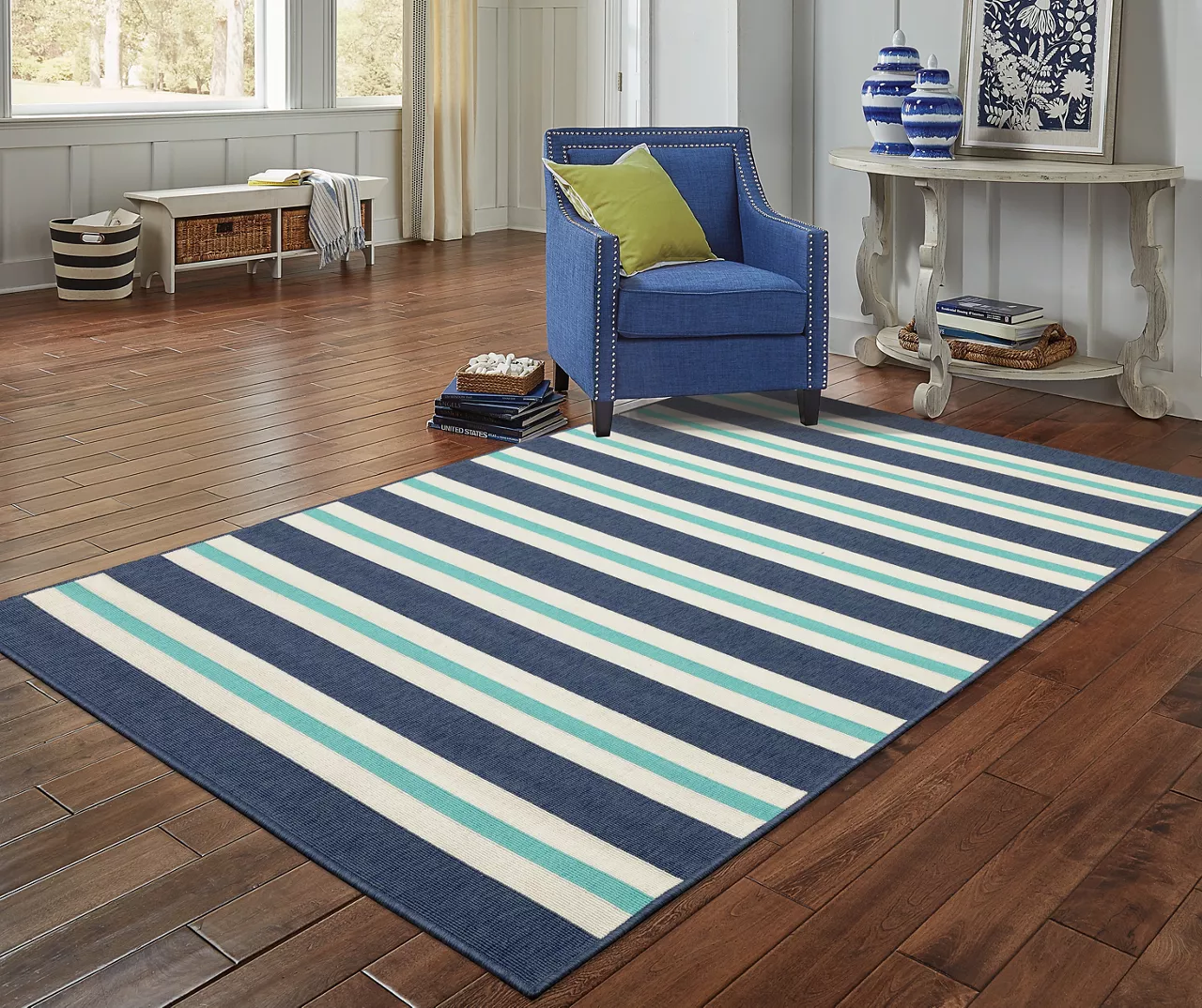 River Stripe Indoor/Outdoor Rug - Image 12