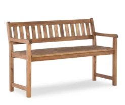 Flint Acorn Wood Patio Bench