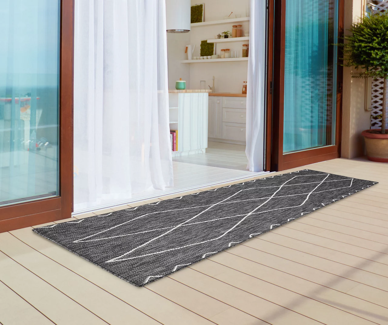 Siesta Moroccan Indoor/Outdoor Area Rug - Image 8