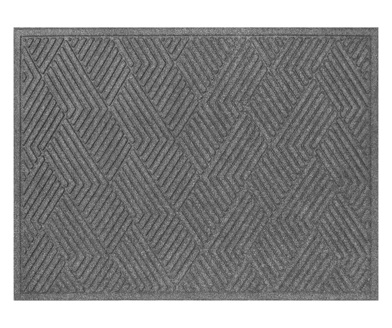 Vanguard Smoke Geometric Texture Doormat