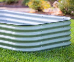 17" Olive Green 9-in-1 Modular Metal Raised Garden Bed