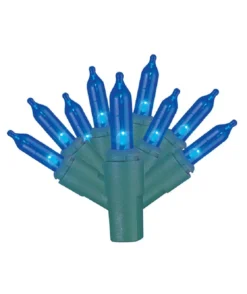 Blue LED Mini Light Set, 120-Lights
