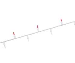 Red & Warm White LED Mini Light Set, 120-Lights