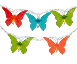 Northlight Multi-Color Butterfly Mini Light Set, 10-Lights