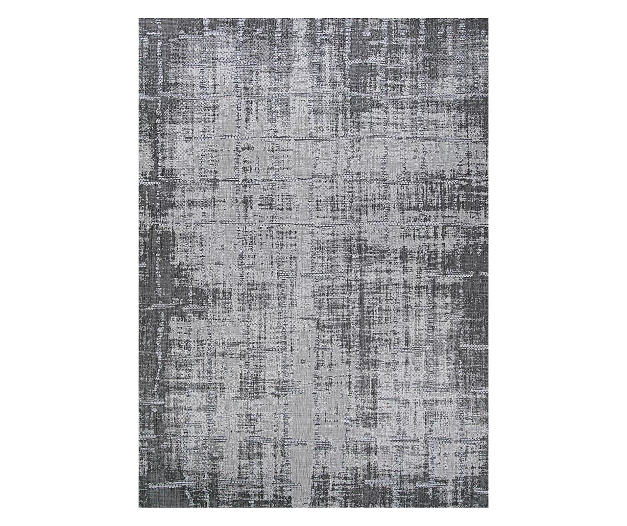 Tiverton Anthracite Light Gray Abstract Outdoor Area Rug - Image 2