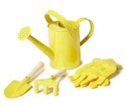 Kids Yellow 4-Piece Garden Tool Set