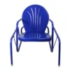 Northlight Retro Tulip Metal Patio Glider Chair